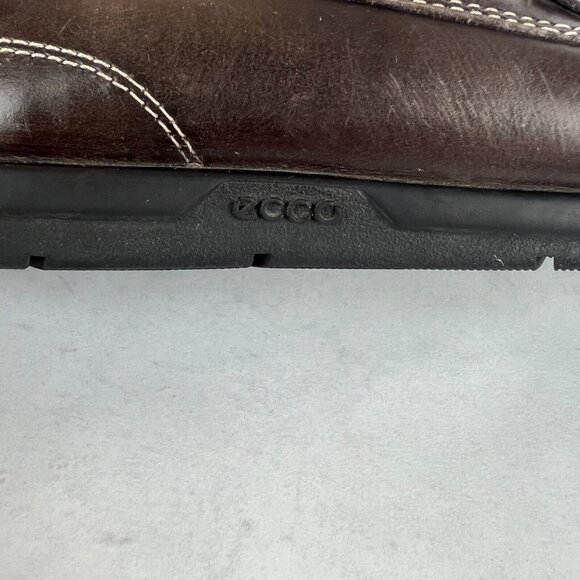 ECCO 43 Loafer Shoes Mens‎ 9 Brown Leather Classic Moc Casual Comfort Slip On main image 9